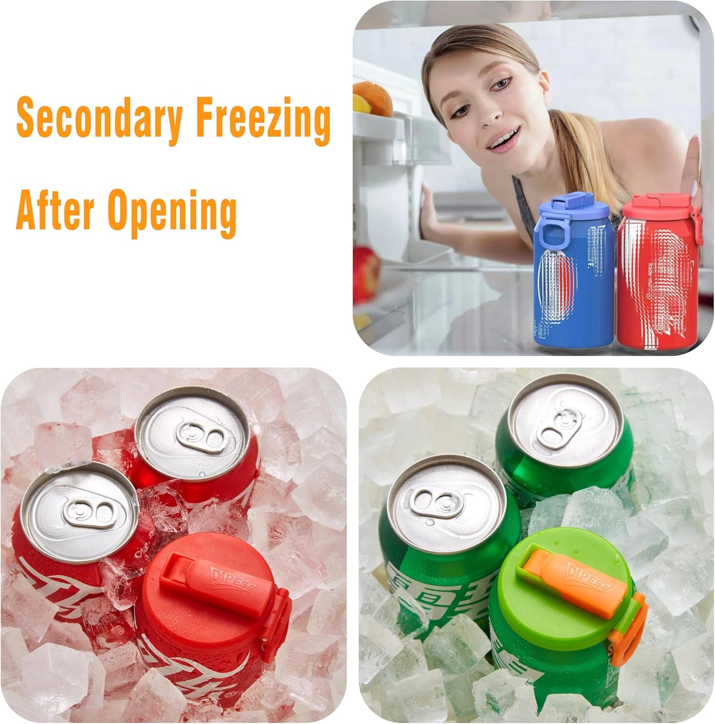 Vibrant Spill-Proof Soda Can Lids™