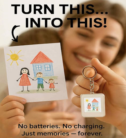 The Memory Keychain- From Picture to Pocket Keepsake, Instantly!