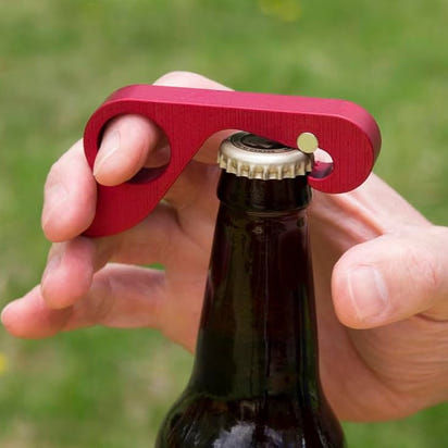 One-handed Bottle Opener
