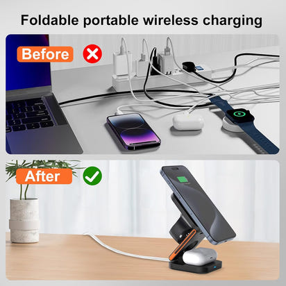 3-in-1 Foldable Wireless Charger™