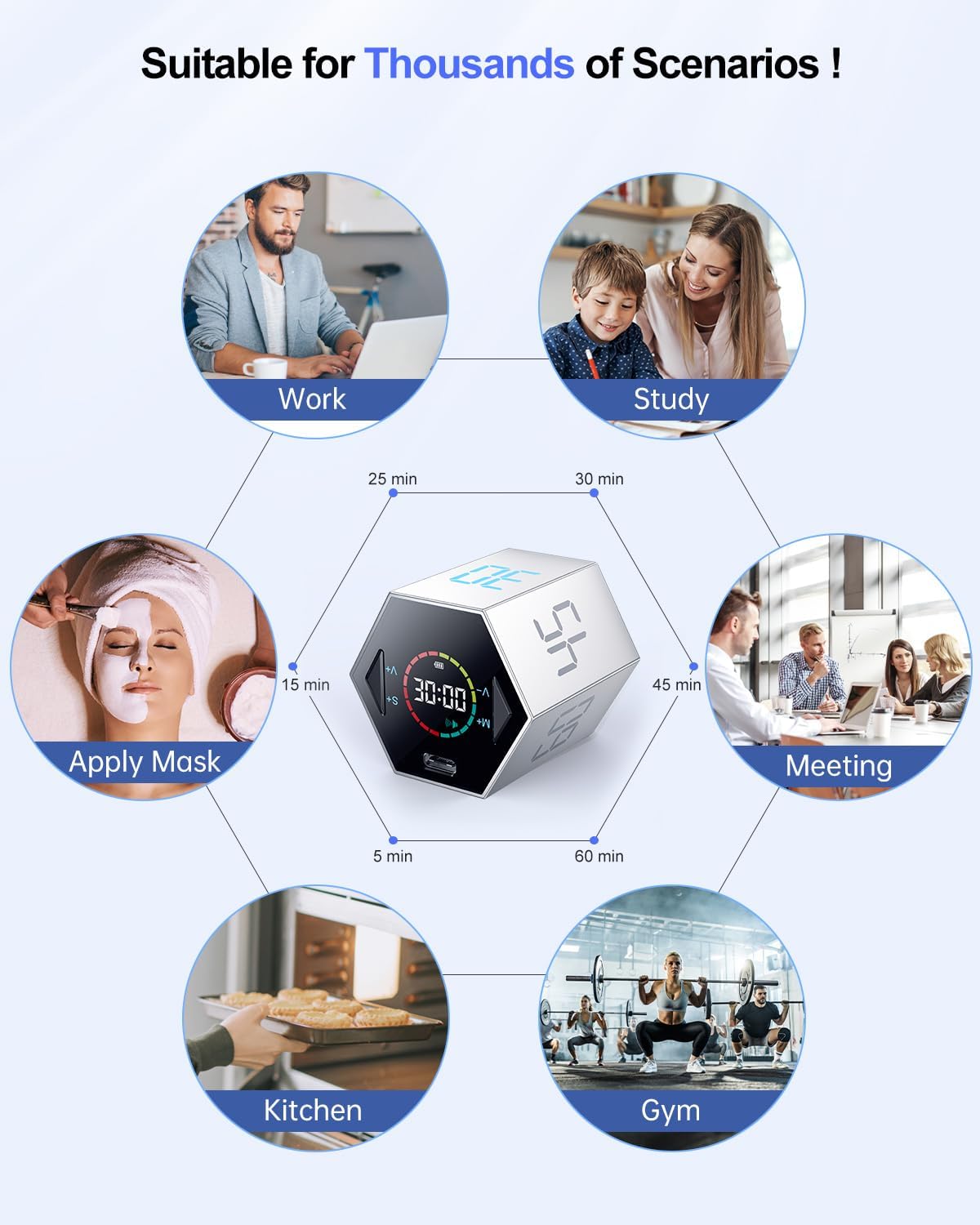 Ticktime Focus Cube™ – Stay Focused, Get More Done