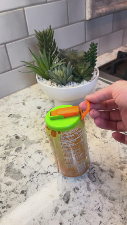 Vibrant Spill-Proof Soda Can Lids™